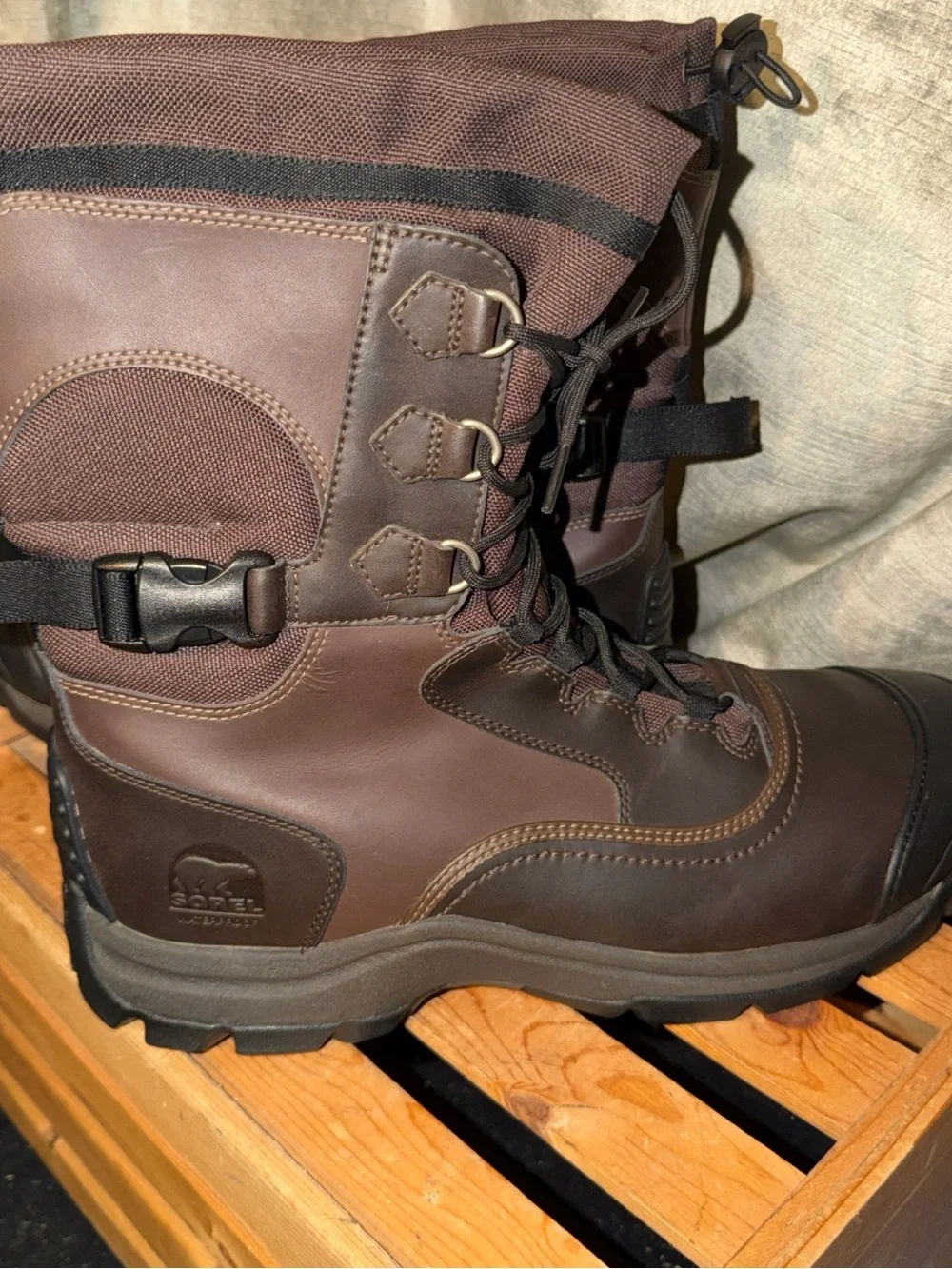 Sorel Men's Full Tilt 09 Waterproof Boots Thinsulated NM1486-287 Brown Size 15D